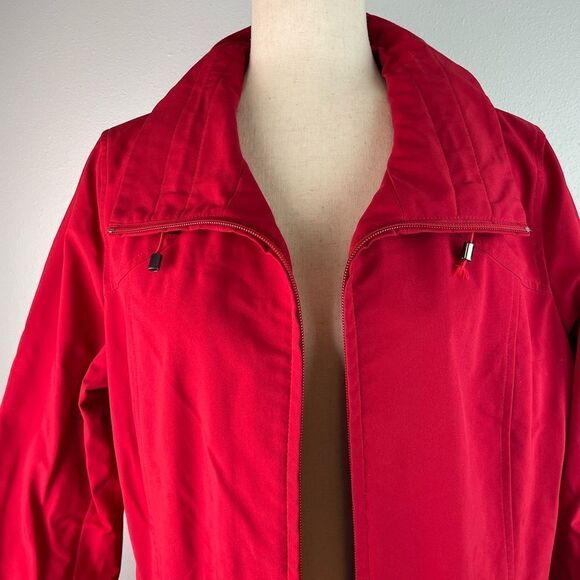 Kristen Blake Red Full Zip Jacket Size L EUC - Picture 2 of 9